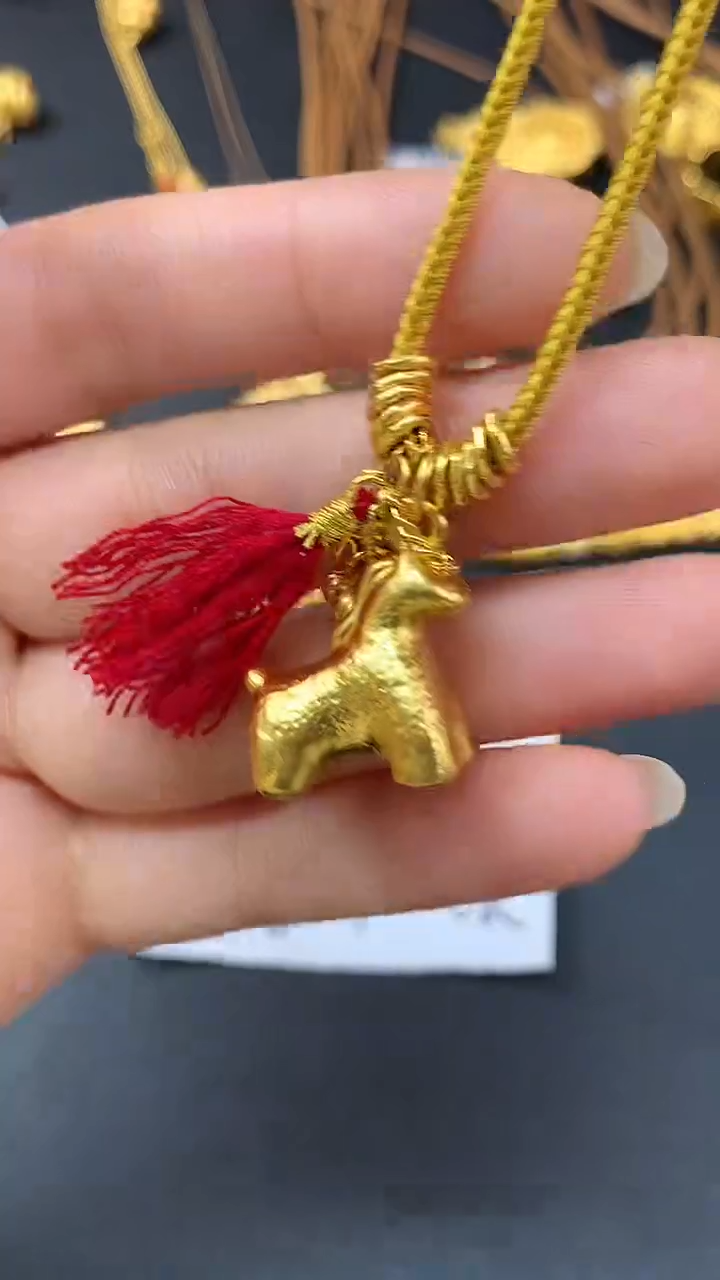 颈饰定制足金D403|14255