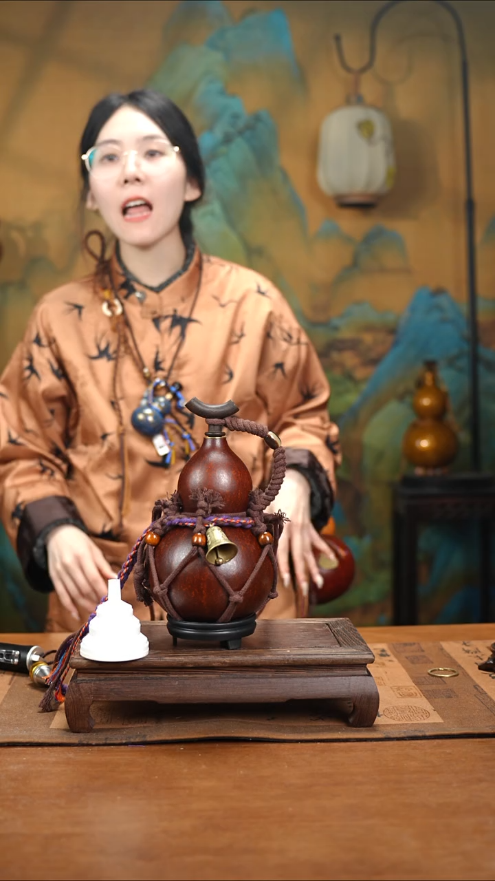 YS098网兜款大漆酒葫芦（现货现发）