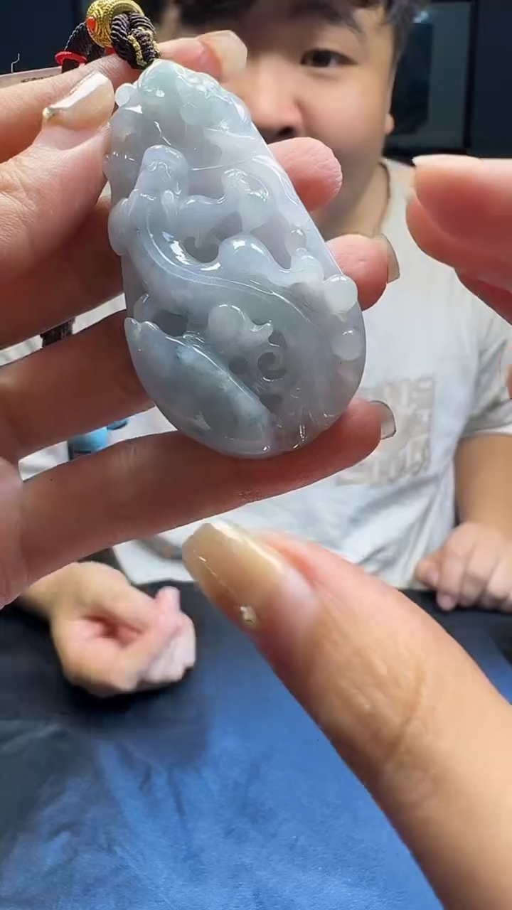 翡翠未镶嵌颈饰4855/61吊坠
