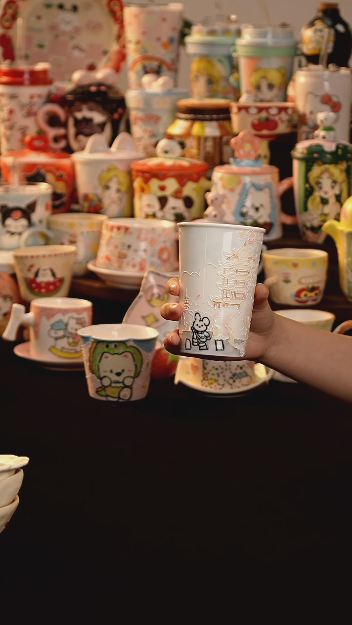 其他景德镇釉下彩手绘设计师款陶瓷