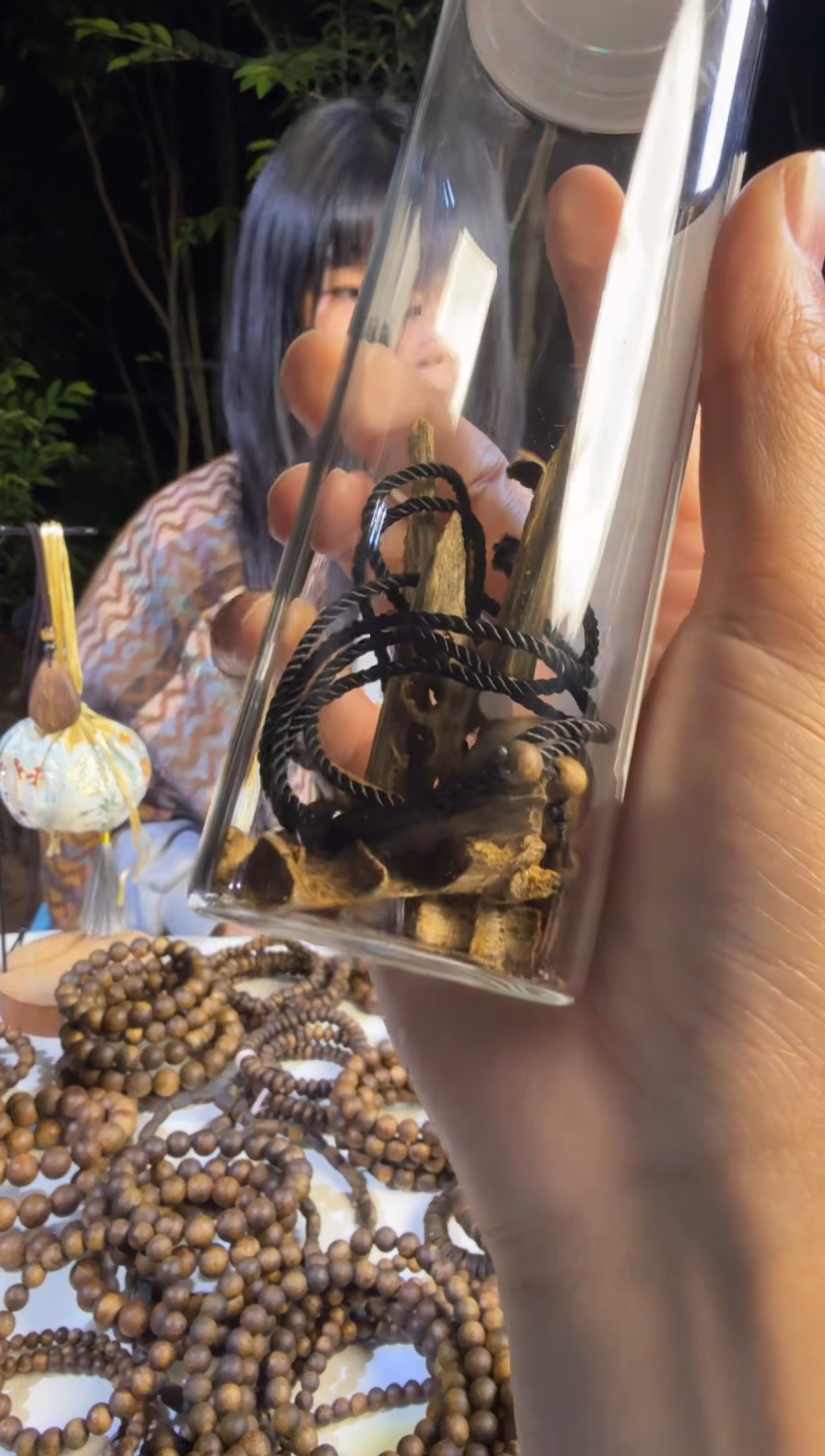 沉香沉香碎屑奇楠沉香透顶绿16mm 多样性发一