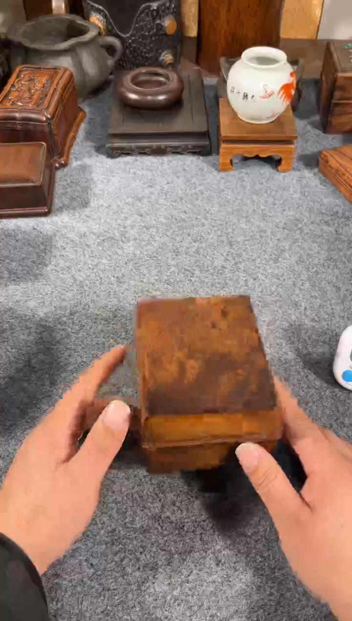 【闪购商品】香榧木非常漂亮大气的小盒