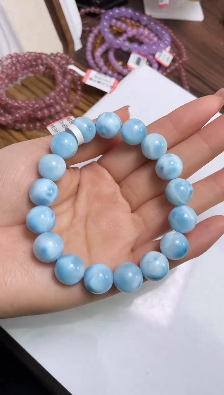 【闪购商品】针钠钙石（海纹石）手链未镶嵌12±/908