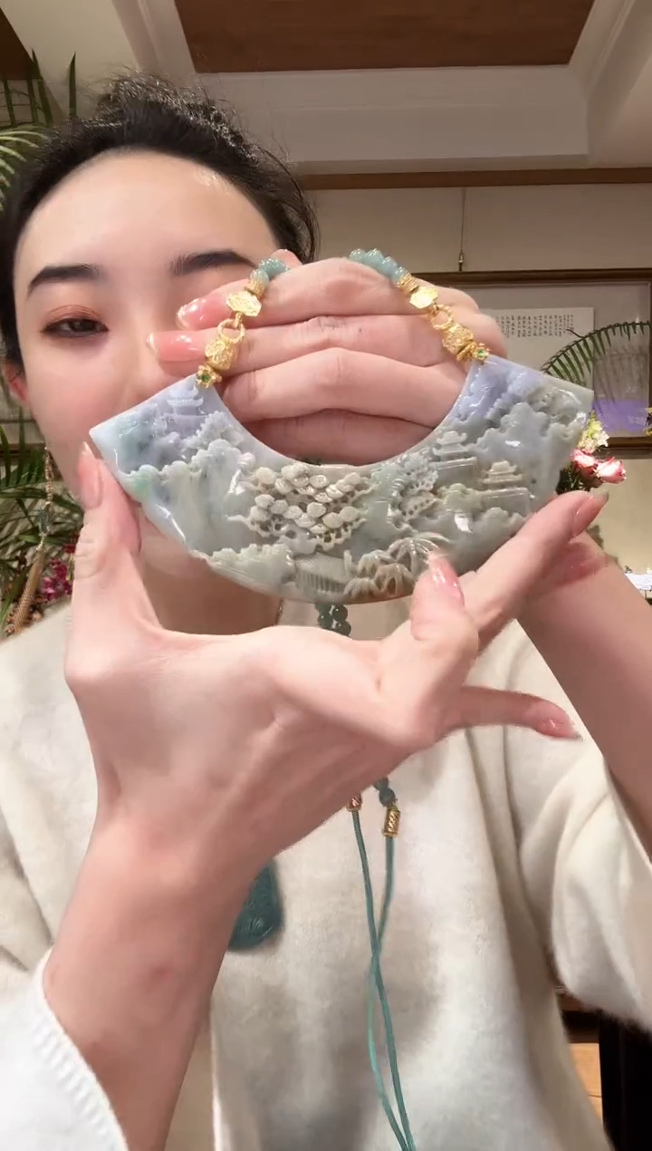【闪购商品】翡翠颈饰未镶嵌国风