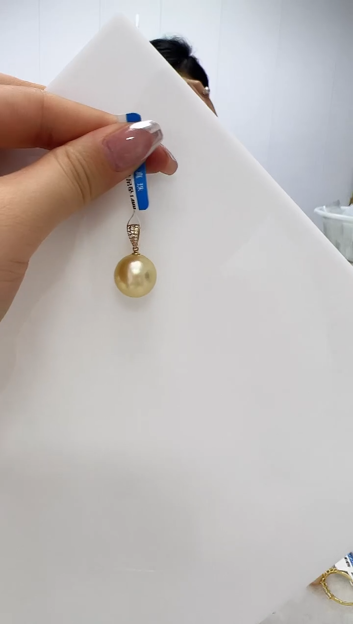 【闪购商品】海水珍珠DA18K金镶嵌吊坠 J155