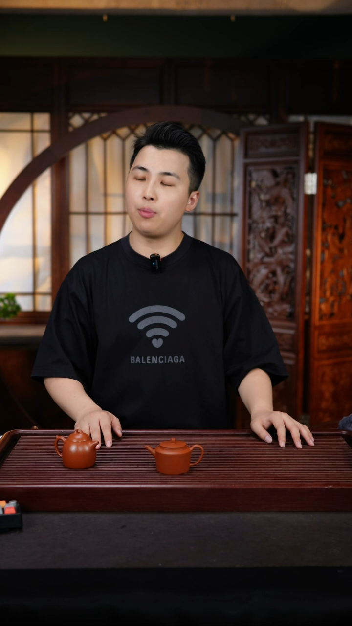 茶壶紫砂潘子茶器 平盖折肩