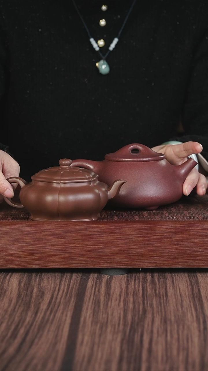 【闪购商品】紫砂茶壶底槽清大满瓢+底槽清葵菱