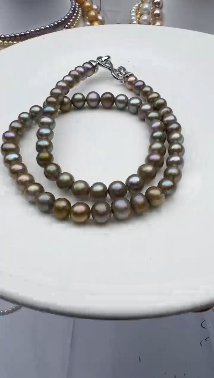 淡水珍珠未镶嵌颈饰1