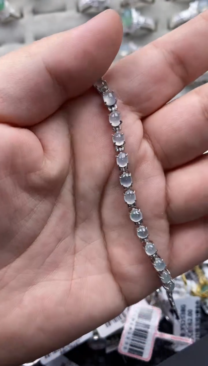 【闪购商品】翡翠戒指银S925镶嵌666666---5