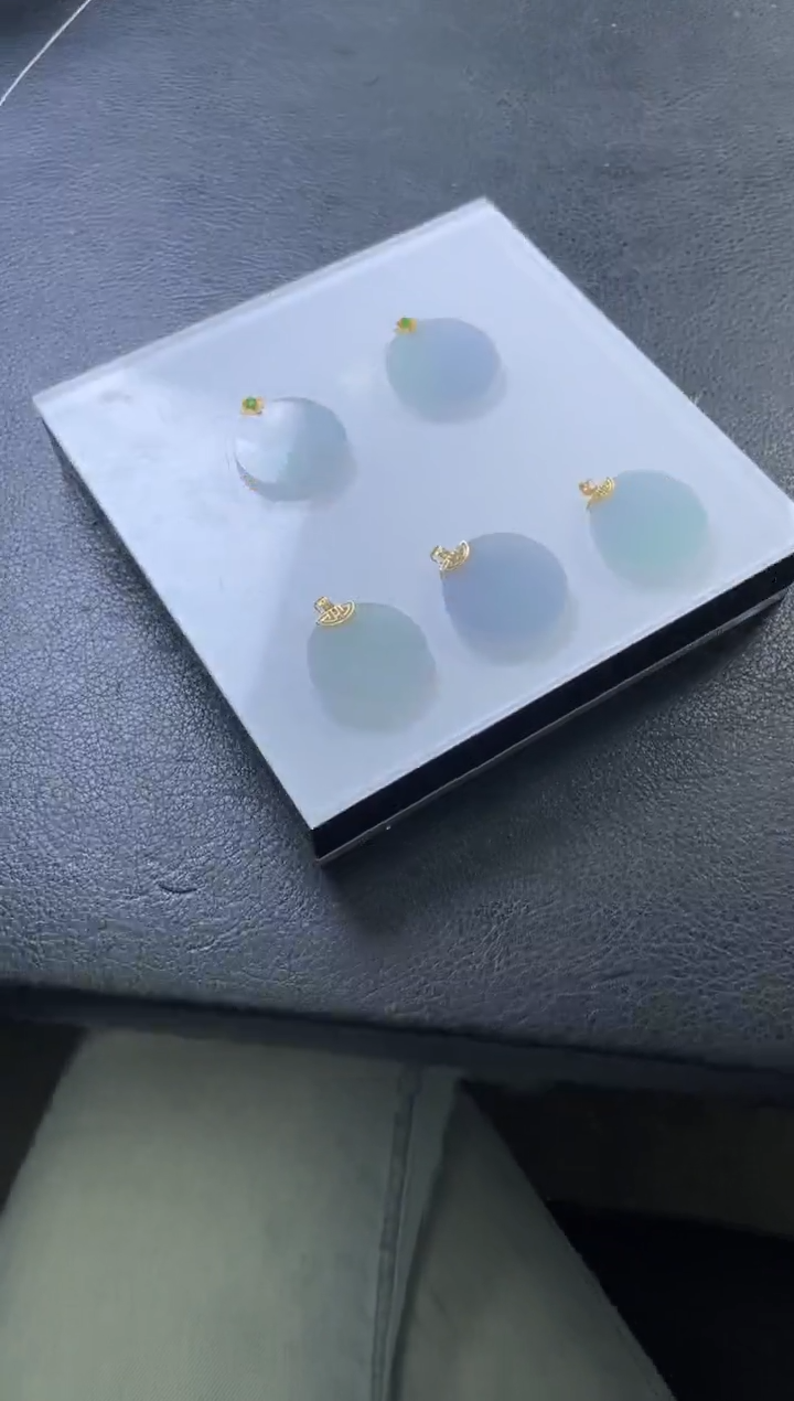 【闪购商品】翡翠颈饰18K金镶嵌W500-21my0019多样性发一