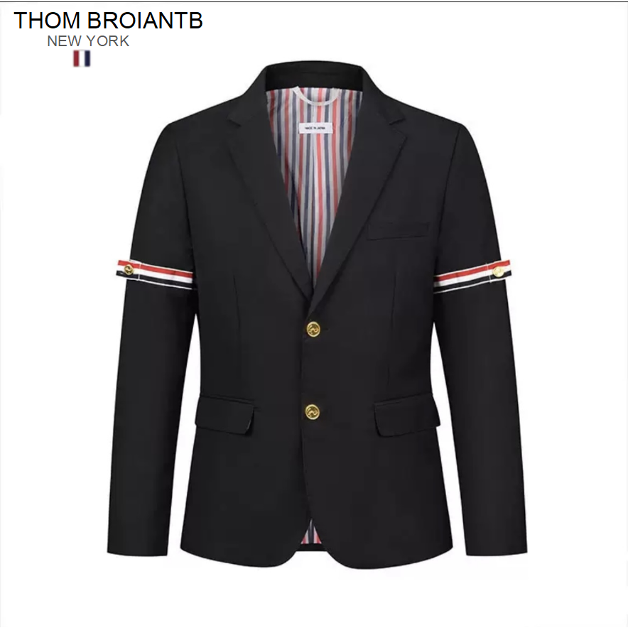 THOM BROIANTB【官方正品】双臂彩条透气西装外套 秋季 男款