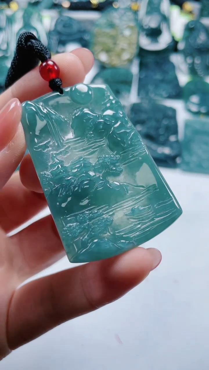 【闪购商品】翡翠颈饰未镶嵌多样性发货一件发货-山水牌