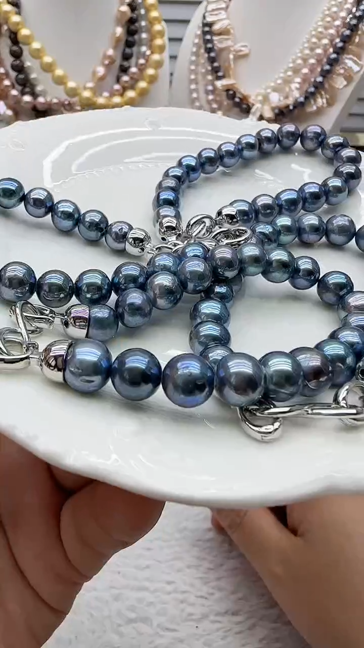 淡水珍珠未镶嵌套链4