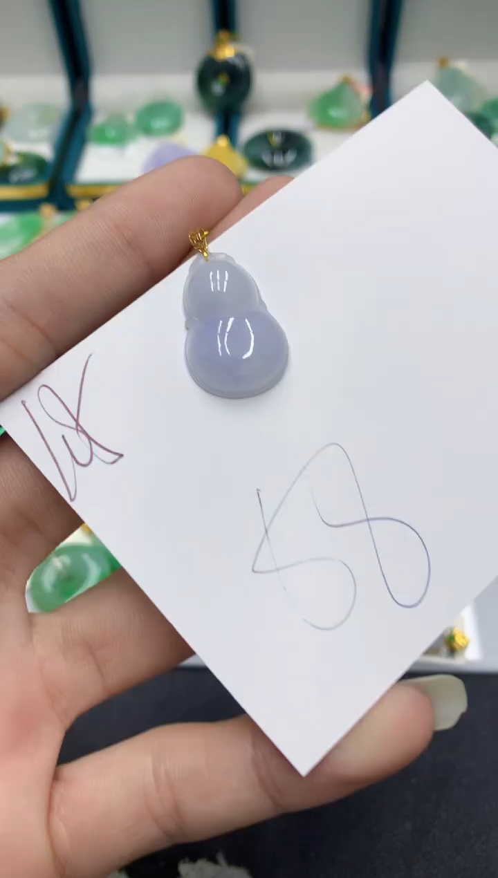 【闪购商品】翡翠颈饰18K金镶嵌翡翠