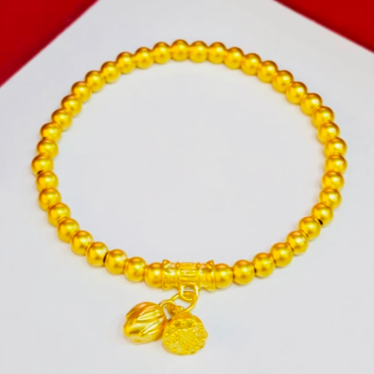 【付付专属】足金999 卡4mm金珠两世欢 （42颗）中秋国庆双节钜惠