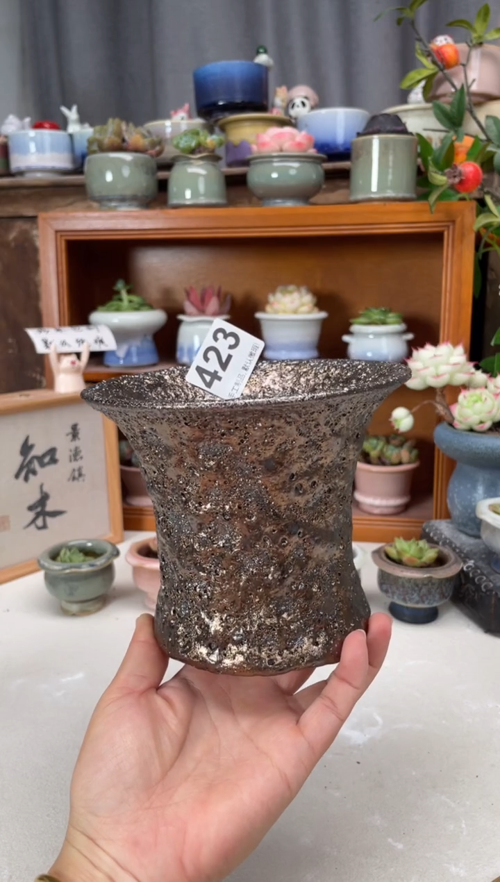 瓷片T****夭423知木小芳花盆