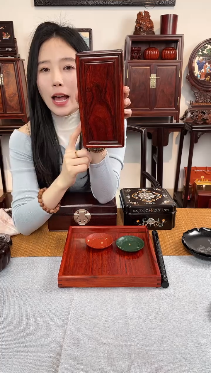 【闪购商品】紫檀木类成套家具抽拉盒