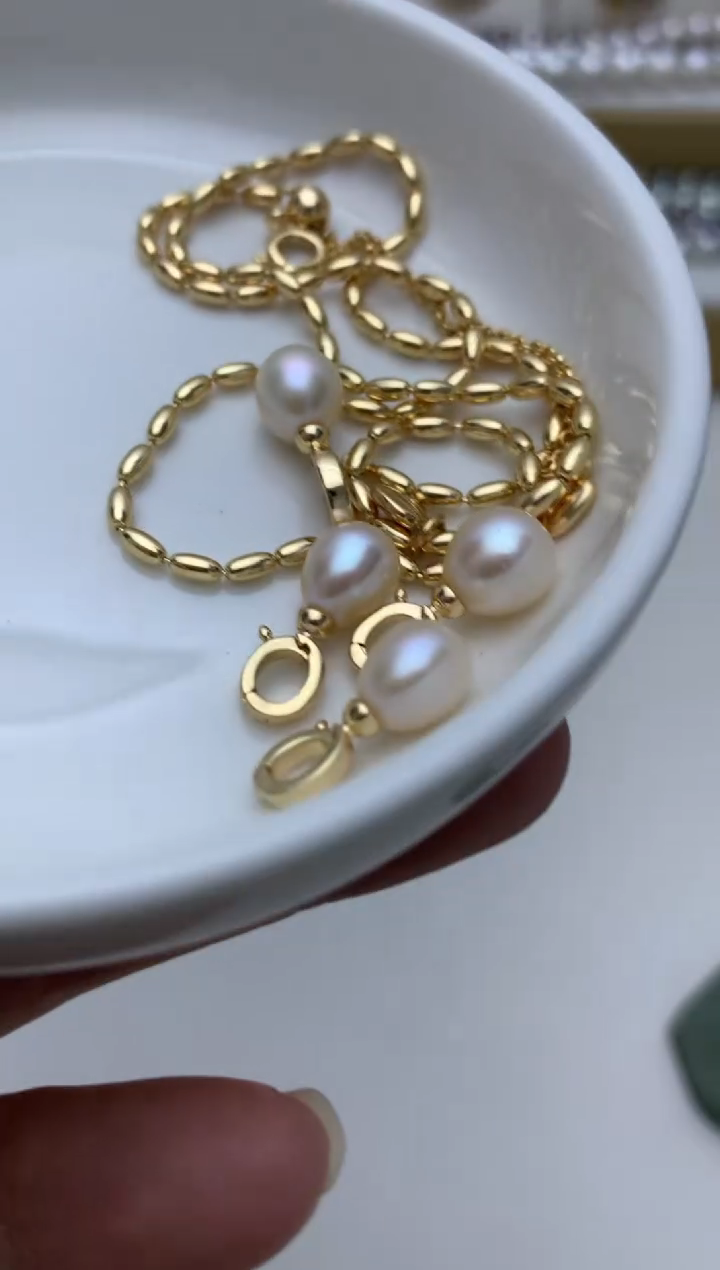 项链未镶嵌淡水珍珠w38 多样性发其一