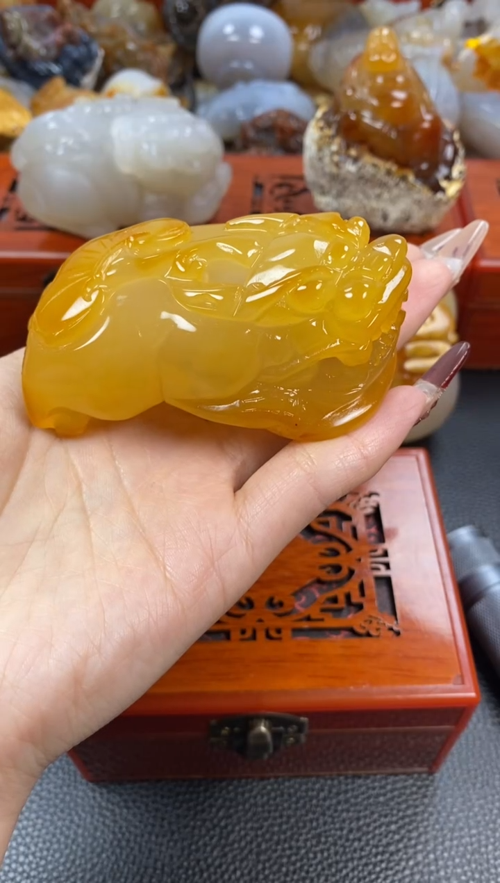 【闪购商品】玛瑙/玉髓手把未镶嵌1