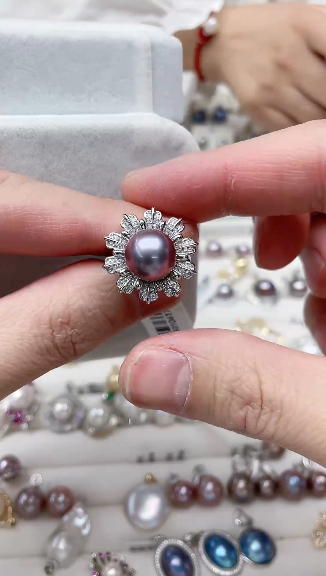 【闪购商品】淡水珍珠戒指银S925镶嵌戒指