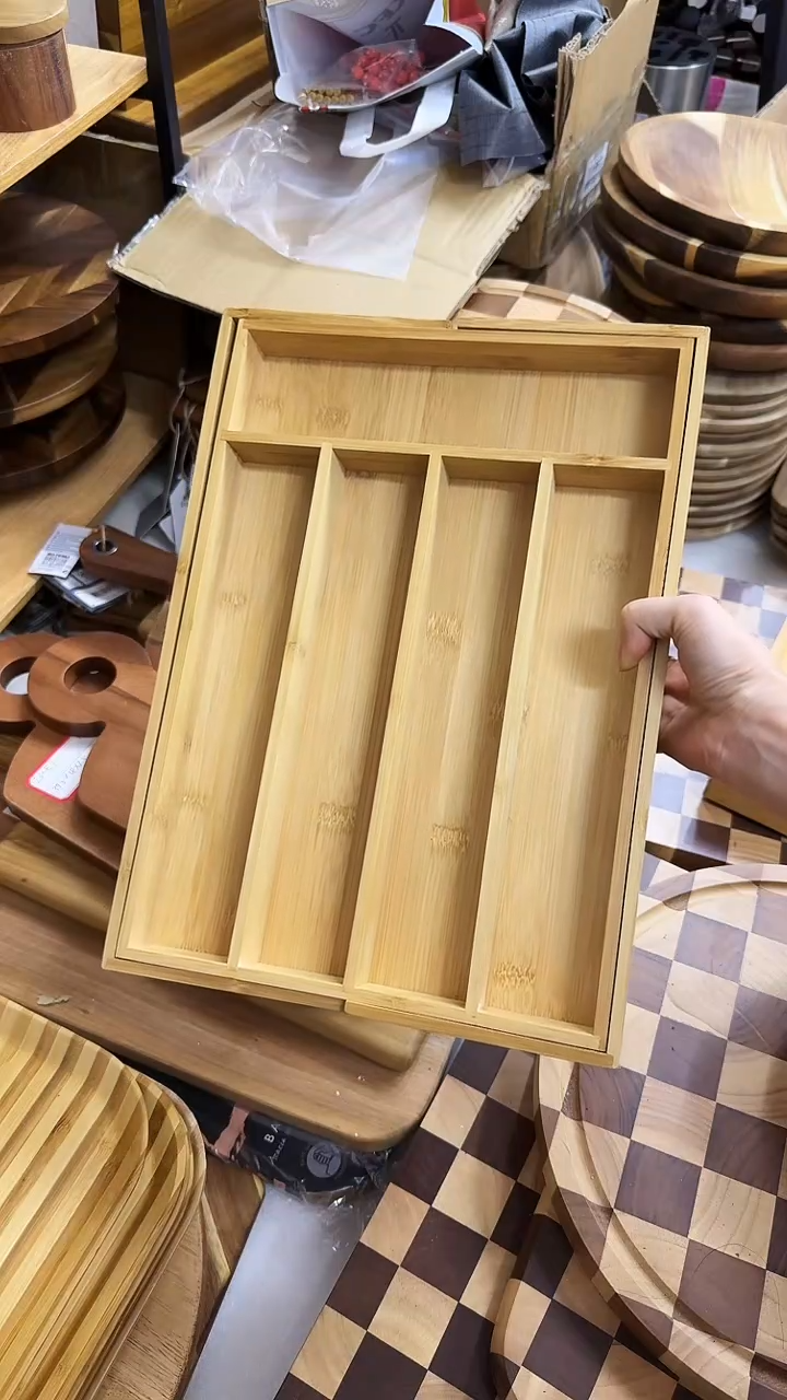 楠竹方格盘一个装