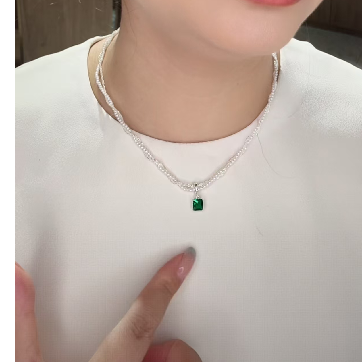 非金属仿珍珠项链 福云社精品项链540