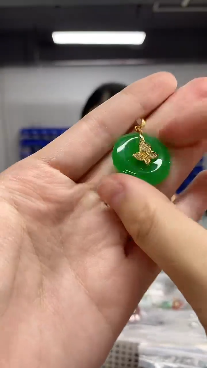 颈饰未镶嵌翡翠闪购链接   多样性发其一颜色微差·