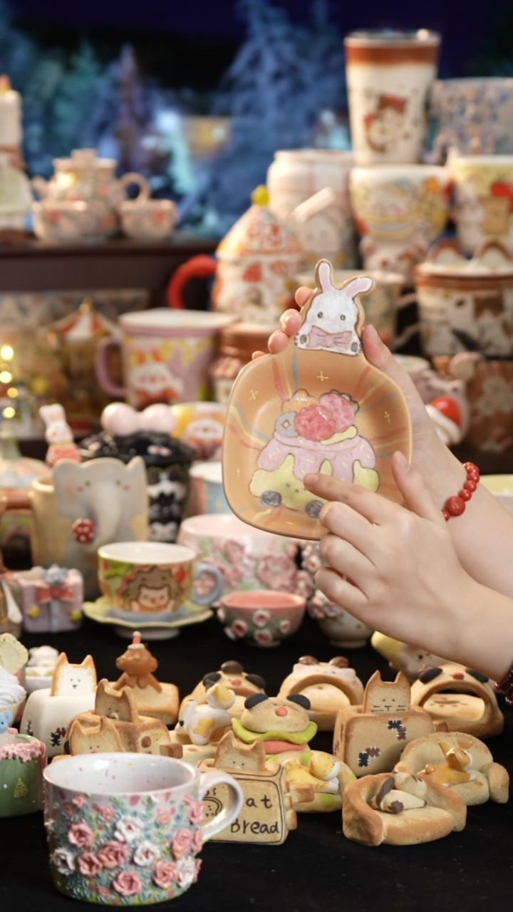 其他陶景德镇釉下彩手绘设计师款陶瓷