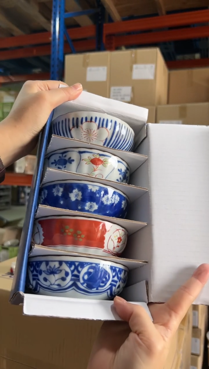 瓷片染錦絵変り 小鉢揃染錦絵変り 小鉢揃