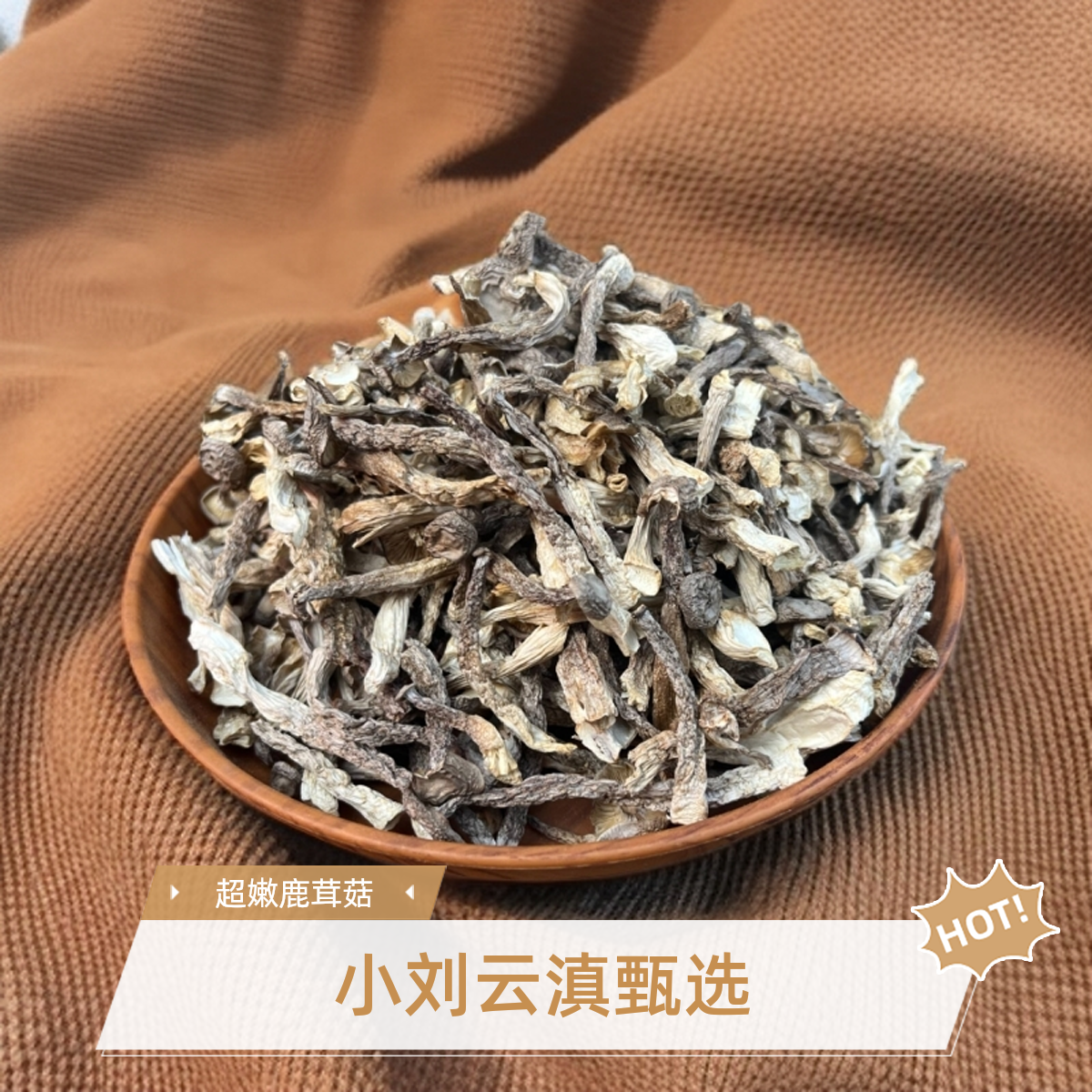 小刘云滇甄选-鹿茸菇
