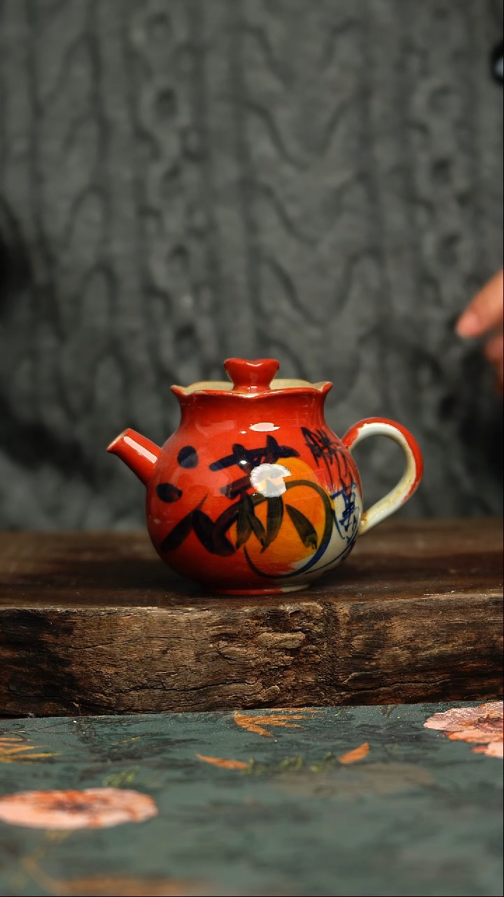 【闪购商品】杯釉下彩手工手绘同款陶器