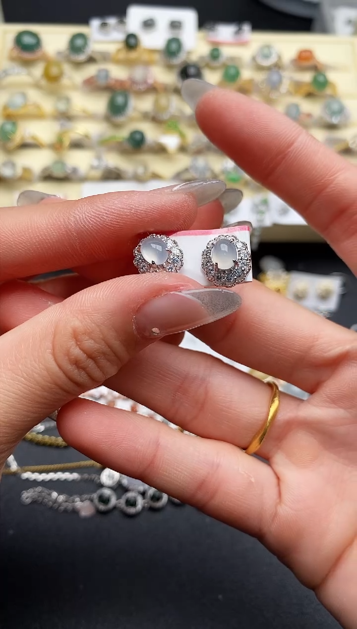 【闪购商品】翡翠戒指银S925镶嵌2222222222+3