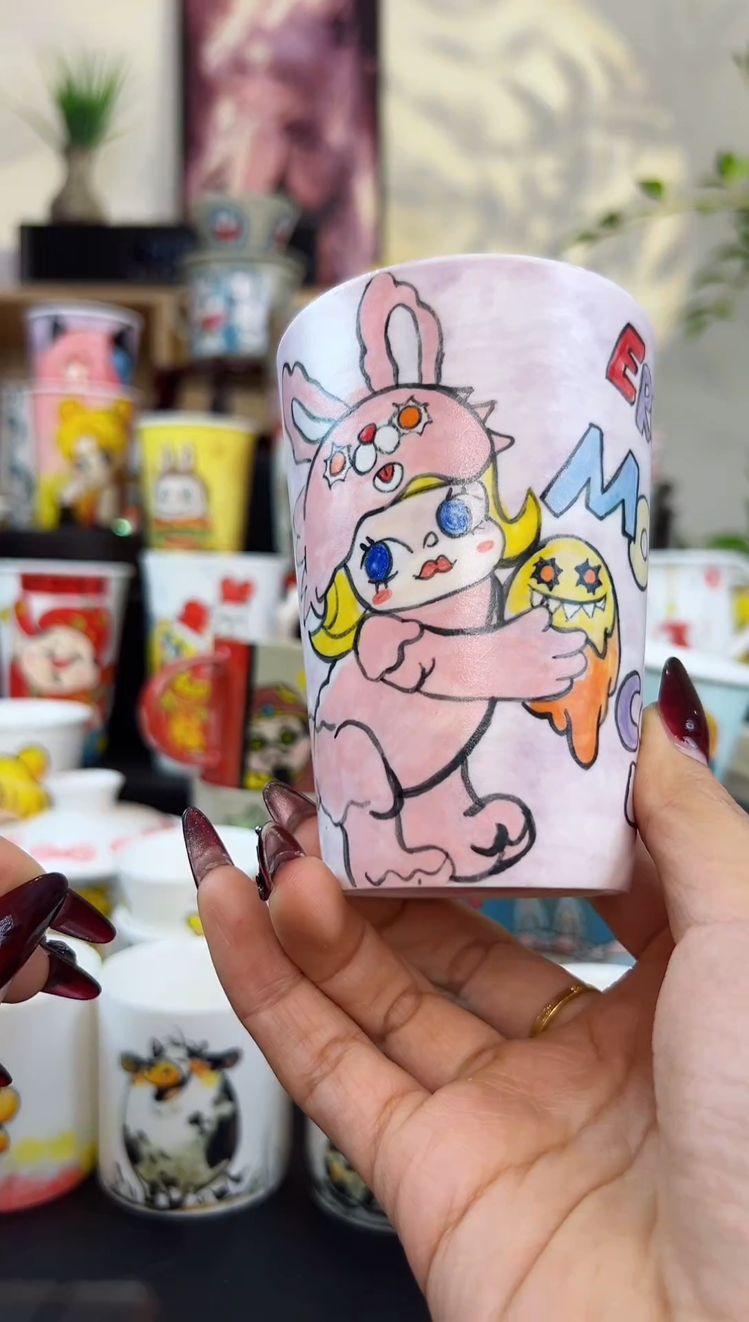 【闪购商品】摆件笙笙漫 手工手工陶瓷杯杯