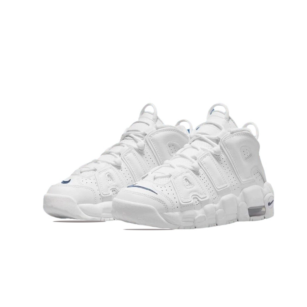 NIKE大童款GS皮蓬白色中帮复古专业篮球鞋DH9719100