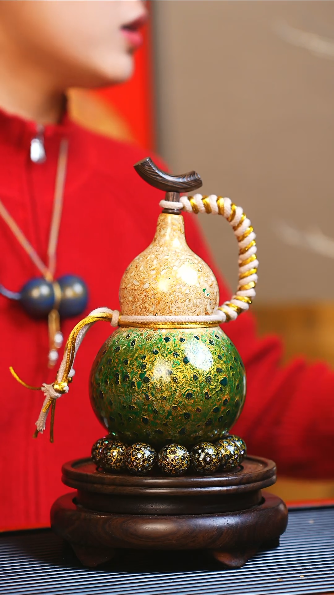 【闪购商品】JP064大师姐臻选非遗大漆酒葫芦