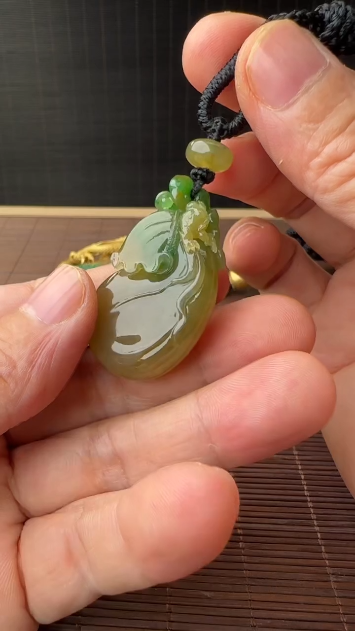 吊坠(不含链)未镶嵌翡翠龍*11