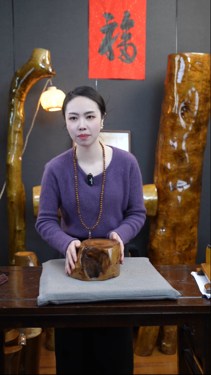 【闪购商品】金丝楠金丝楠木壶承