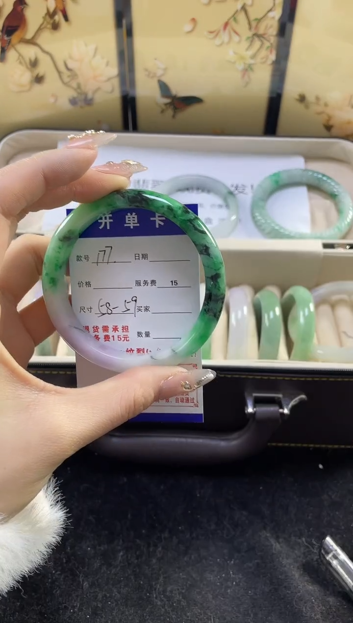 【闪购商品】翡翠手镯未镶嵌缅甸翡翠现货秒发177