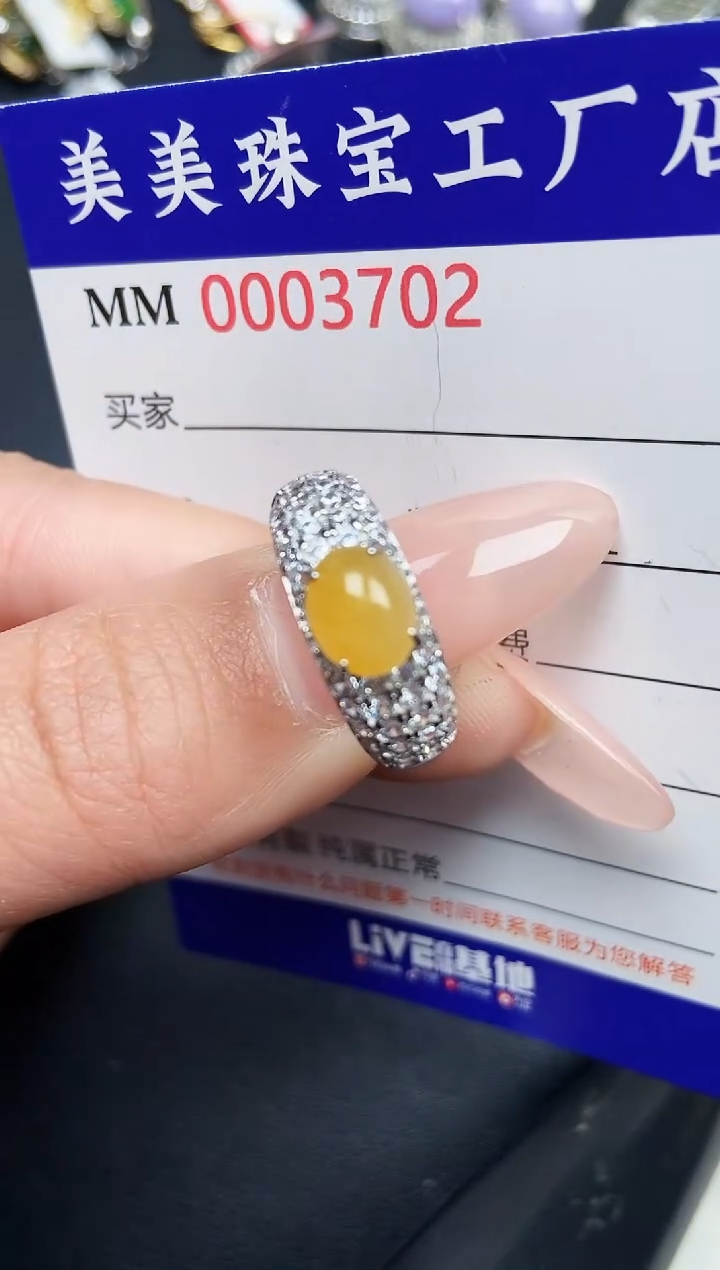 【闪购商品】翡翠颈饰银S925镶嵌3702