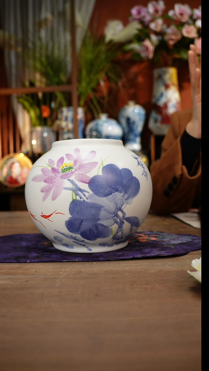 当代当代高温釉下彩手绘陶瓷餐具