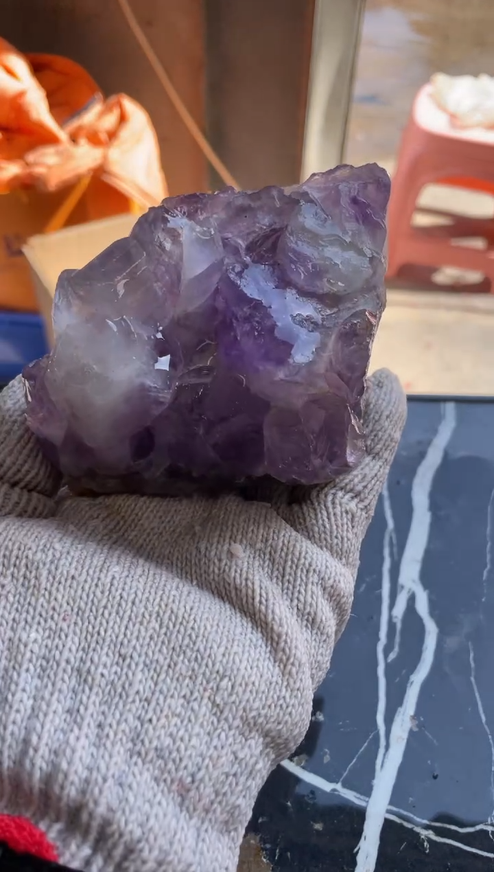 【闪购商品】紫晶原石未镶嵌天然紫水晶原石摆件