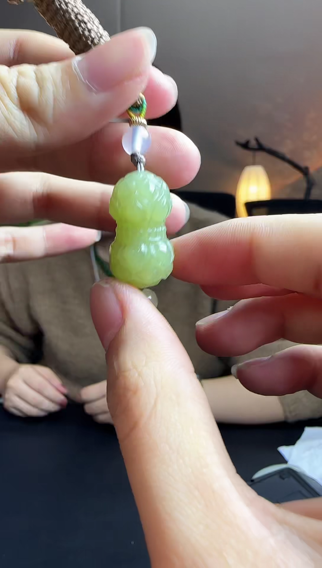 吊坠(不含链)未镶嵌和田玉JJD1221008多样性发一