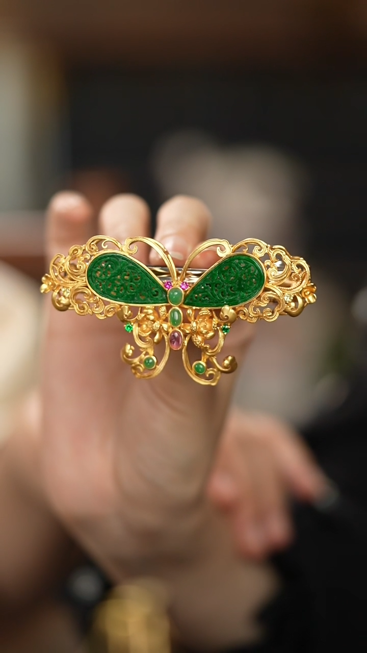 【闪购商品】翡翠挂件银S925镶嵌新款