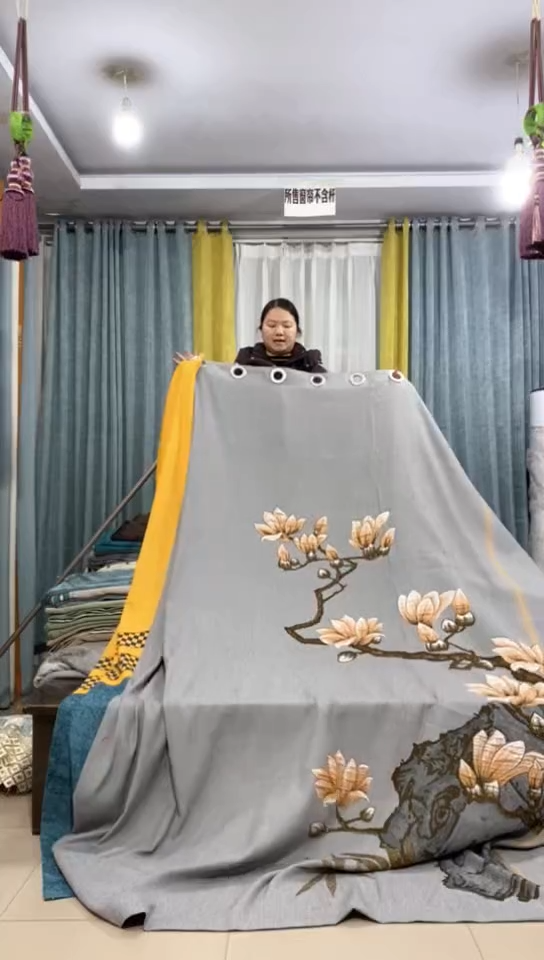 布成品窗帘6.7*2.7