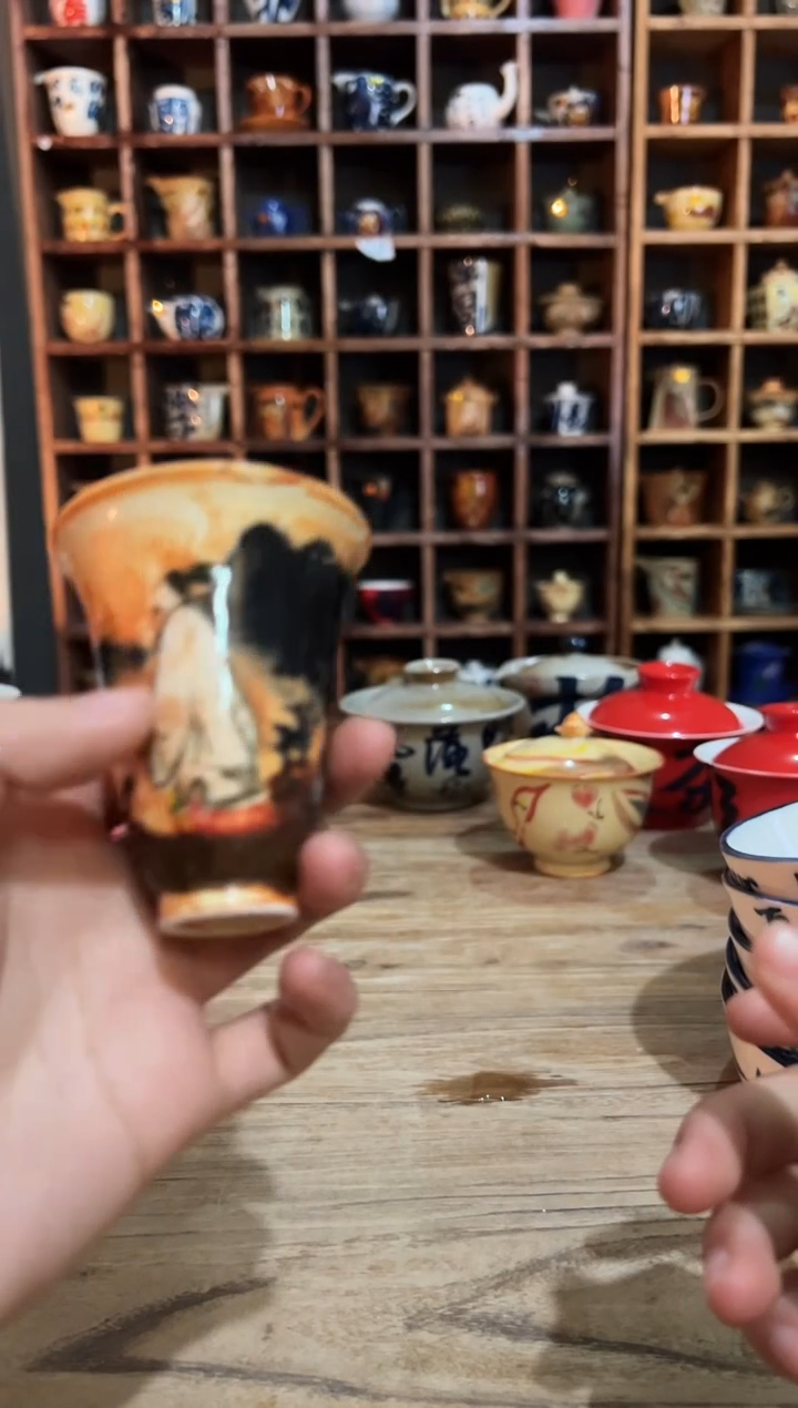 【闪购商品】观云听雨原创手绘茶具