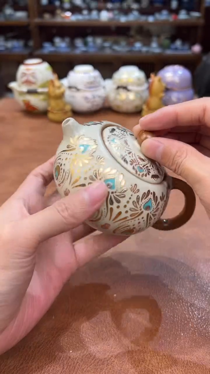 真的很便宜会开片的旅行茶具