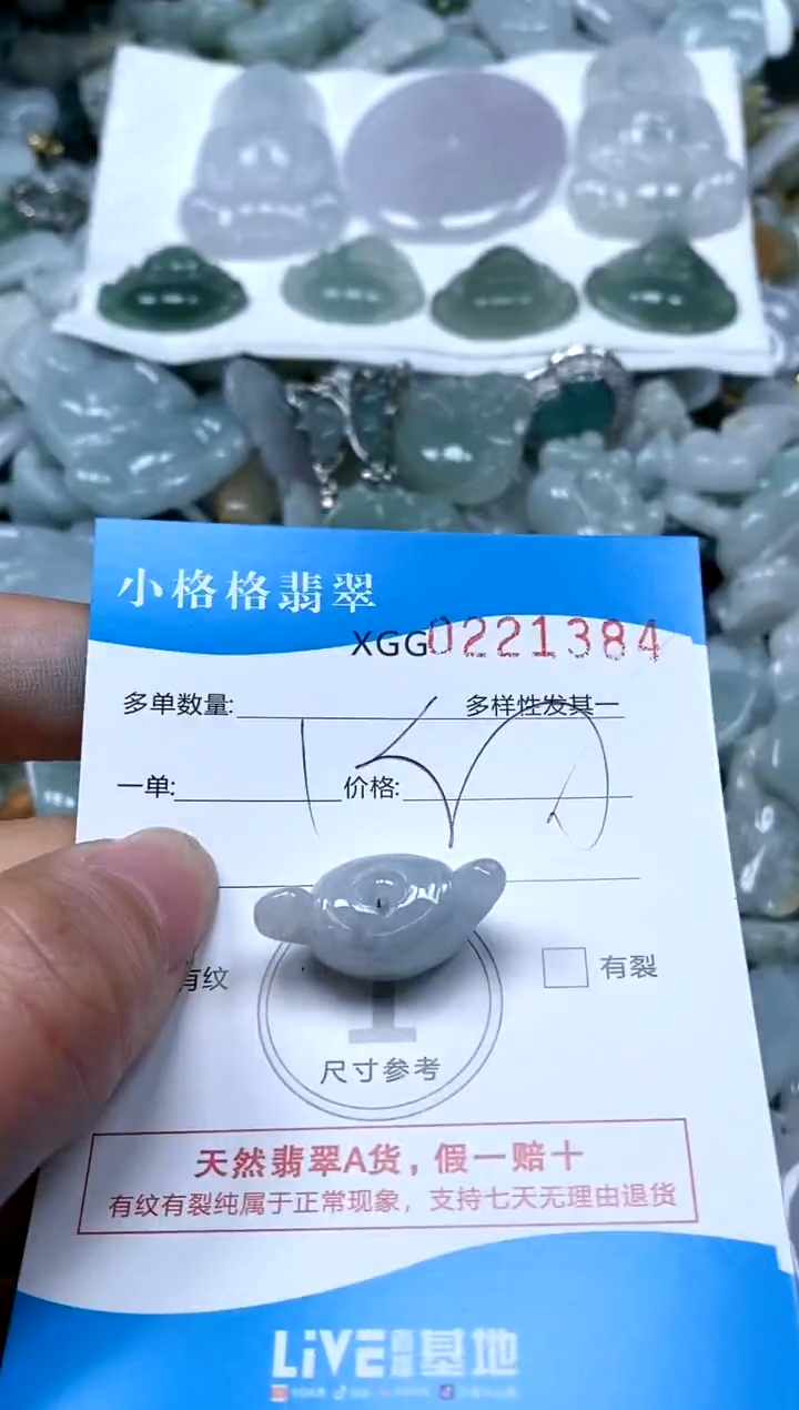 【闪购商品】翡翠颈饰未镶嵌闪购商品0221384