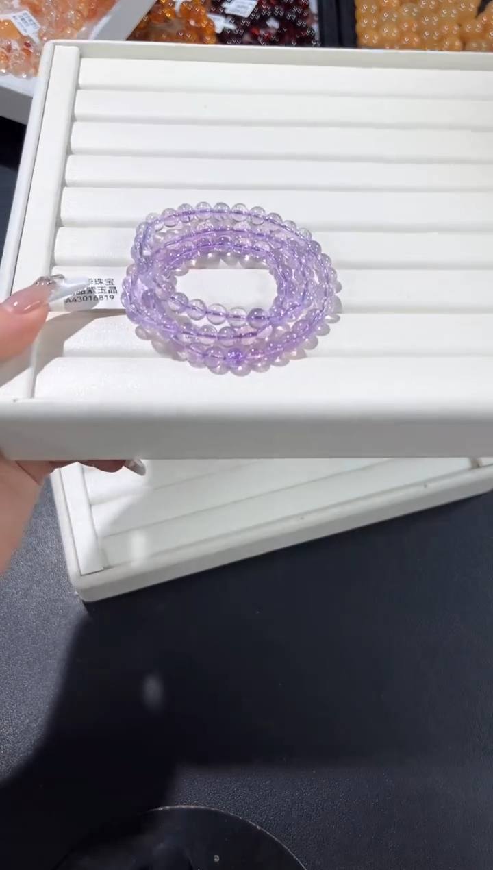 未镶嵌手串水晶87t多样性发其一【1条】默认微瑕7mm