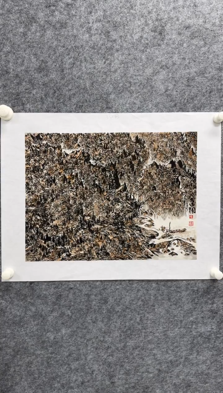 国画冯建国老师精品现货