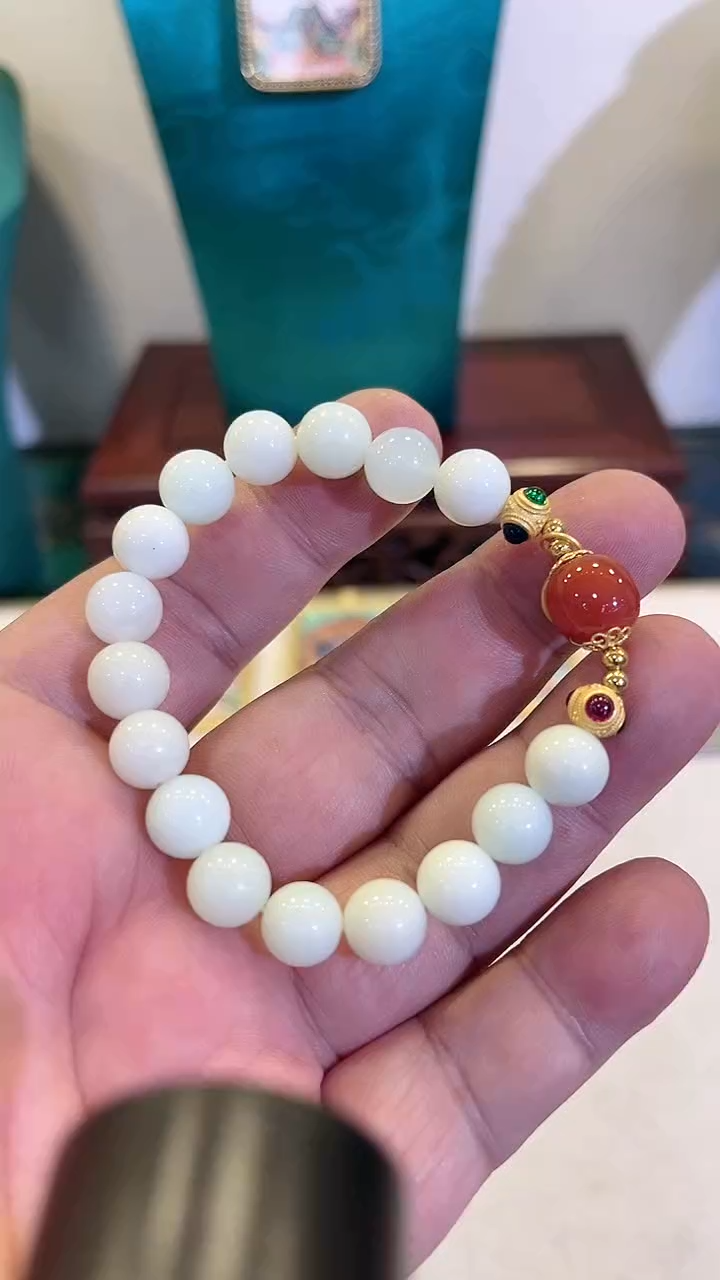 【闪购商品】欧泊手串未镶嵌多样性发其一250122511